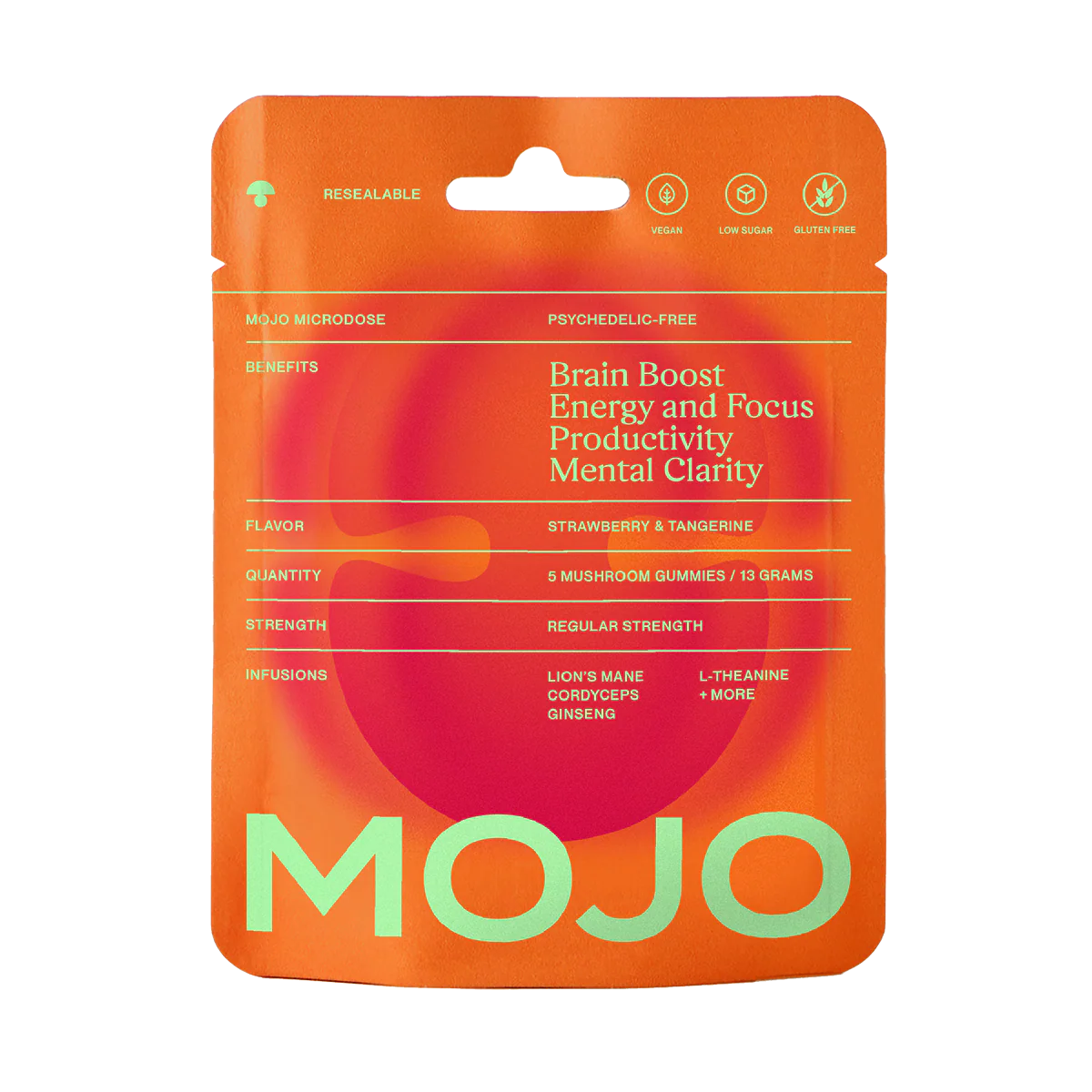 Brain Boost Gummies - Strawberry Tangerine - Image 8