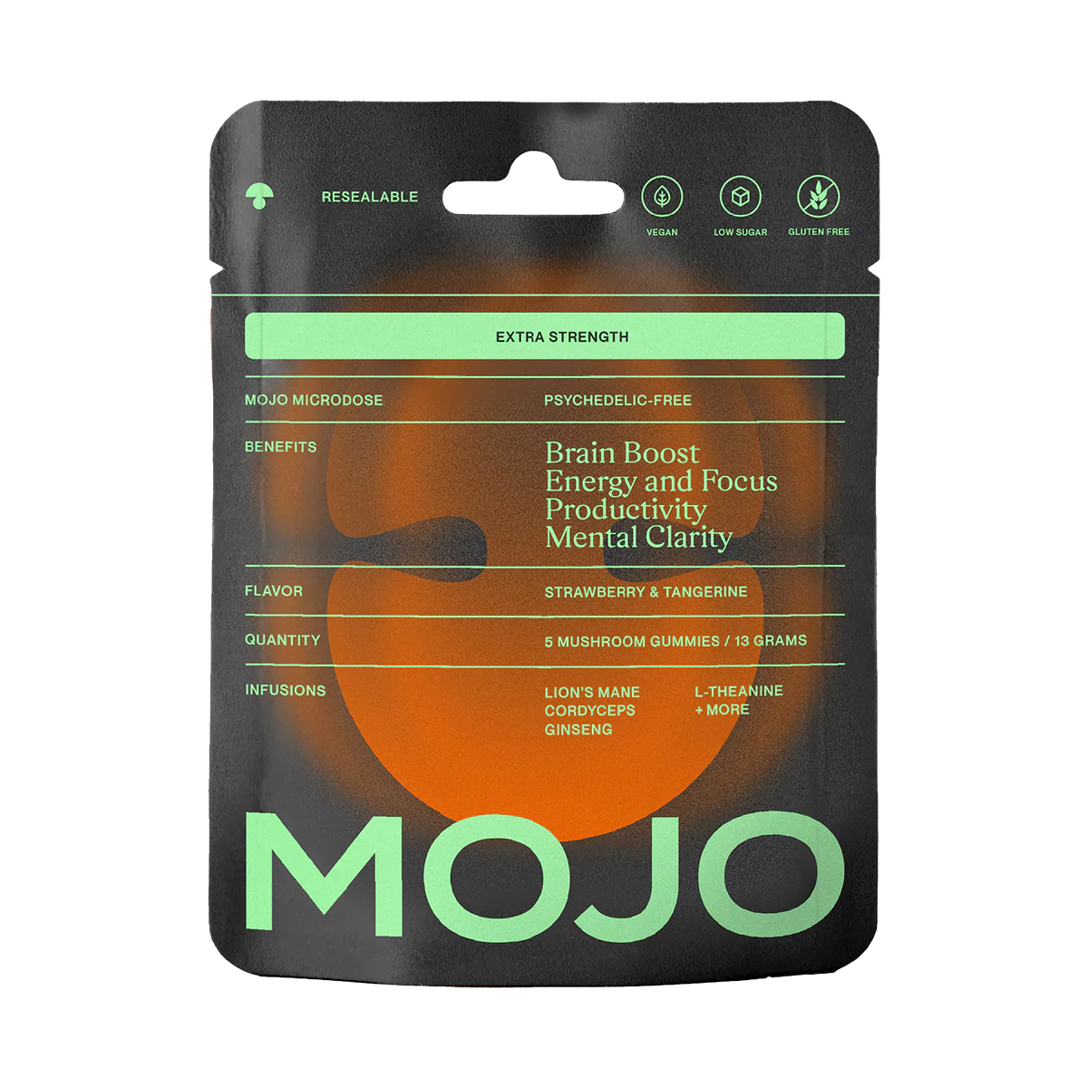 Extra Strength Brain Boost Gummies - Strawberry Tangerine - Image 9